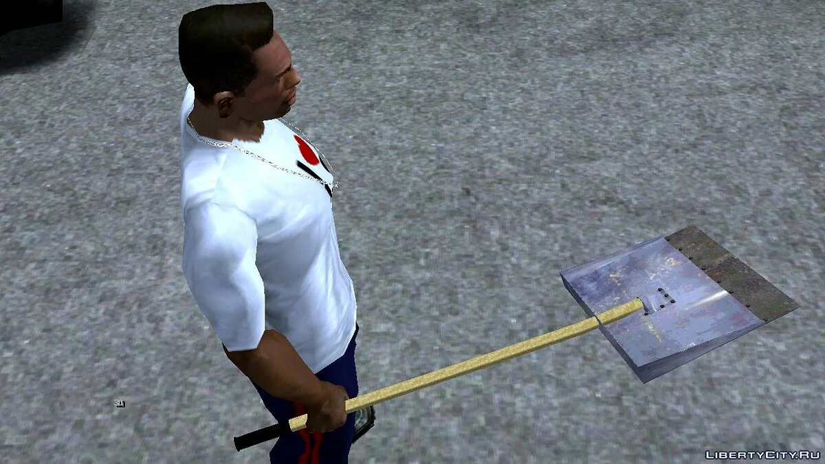 Лопата для уборки снега / GTA San Andreas (iOS, Android)