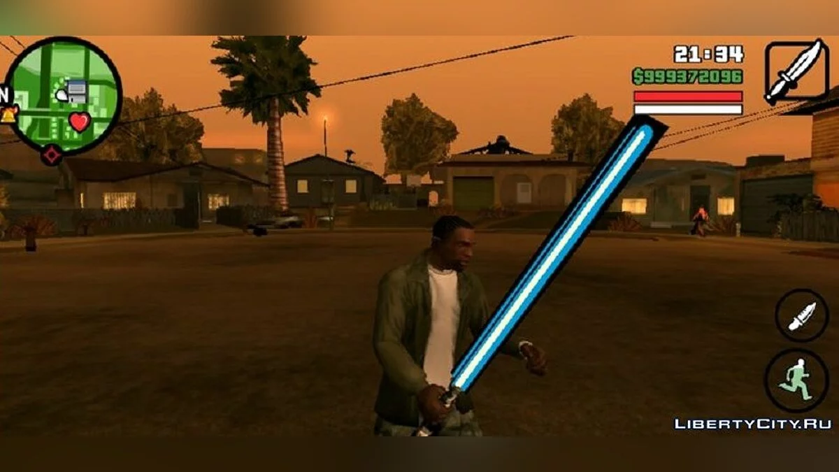 Лазерный меч / GTA San Andreas (iOS, Android)