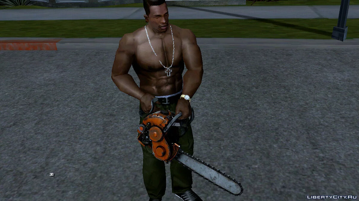 Качественная бензопила / GTA San Andreas (iOS, Android)