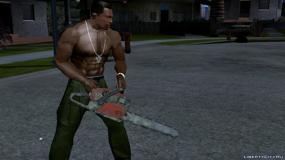 Улучшенная бензопила / GTA San Andreas (iOS, Android)