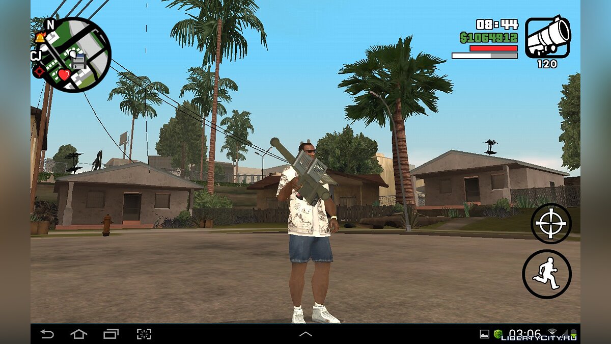 HD Weapons Pack for GTA SA Android/iOS для GTA San Andreas (iOS, Android) - Картинка #5