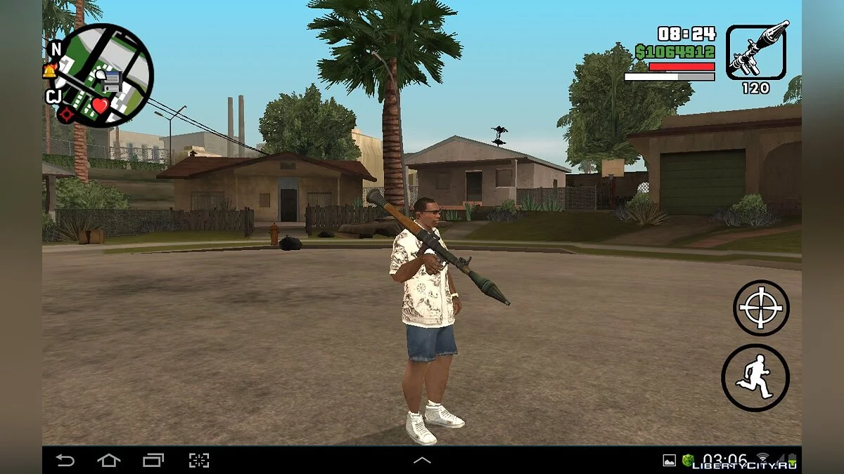 HD Weapons Pack for GTA SA Android/iOS / GTA San Andreas (iOS, Android)