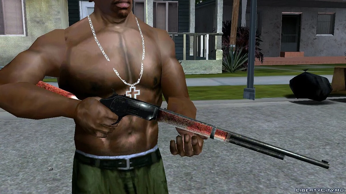 Сборник улучшенного оружия Insanity + улучшенные иконки / GTA San Andreas (iOS, Android)