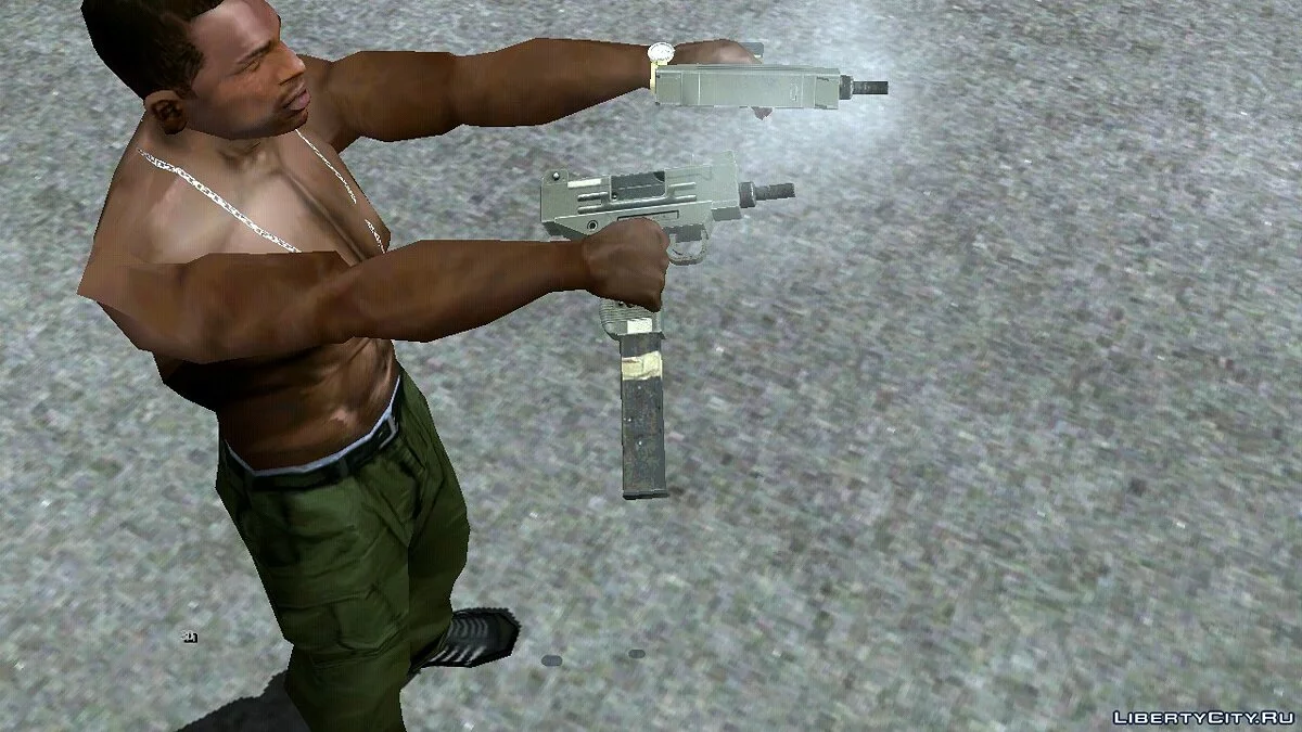 Сборник улучшенного оружия Insanity + улучшенные иконки / GTA San Andreas (iOS, Android)