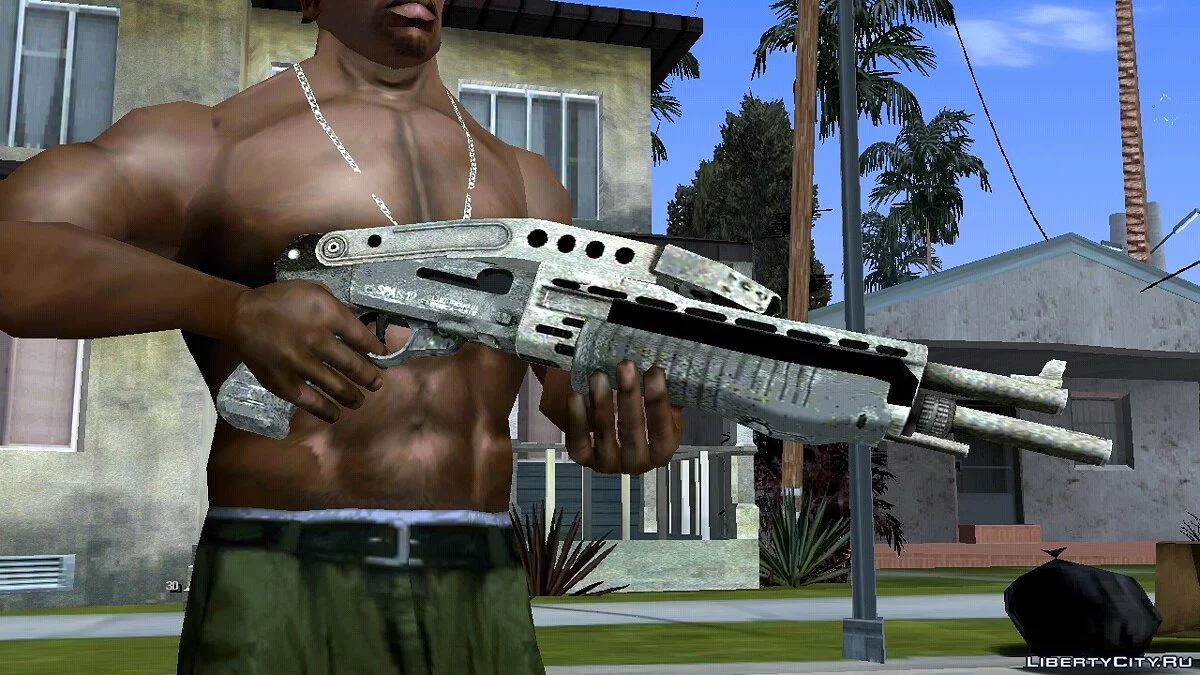 Сборник улучшенного оружия Insanity + улучшенные иконки / GTA San Andreas (iOS, Android)