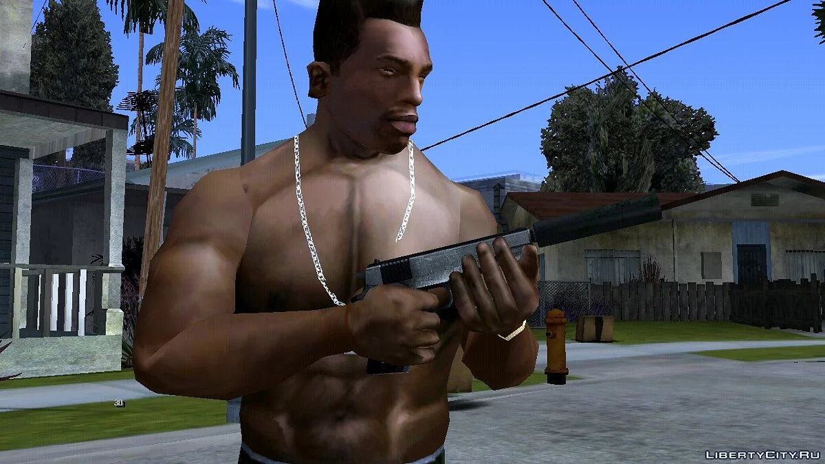Сборник улучшенного оружия Insanity + улучшенные иконки / GTA San Andreas (iOS, Android)