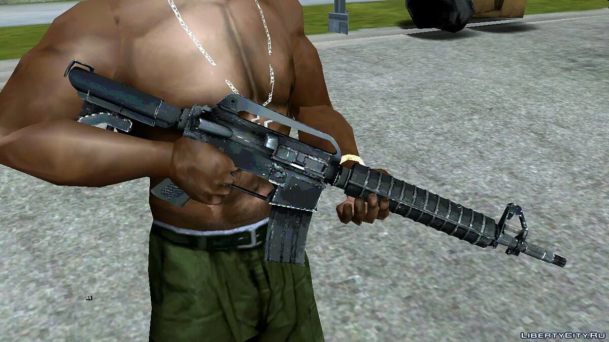 Сборник улучшенного оружия Insanity + улучшенные иконки / GTA San Andreas (iOS, Android)