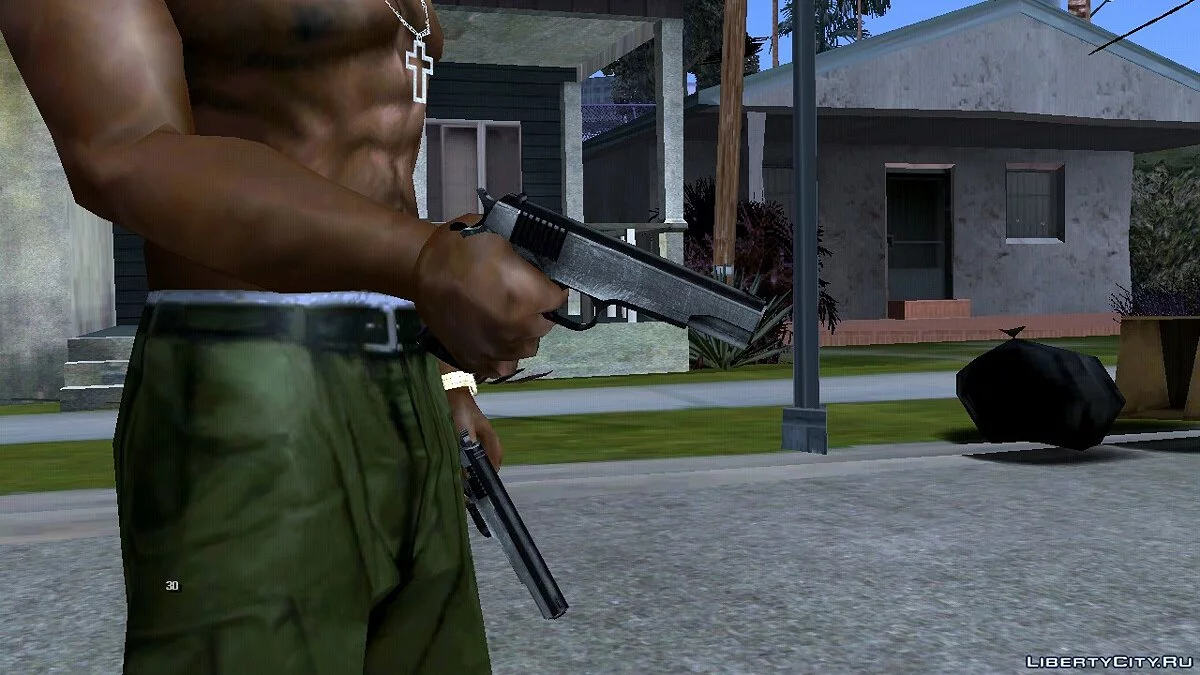 Сборник улучшенного оружия Insanity + улучшенные иконки / GTA San Andreas (iOS, Android)