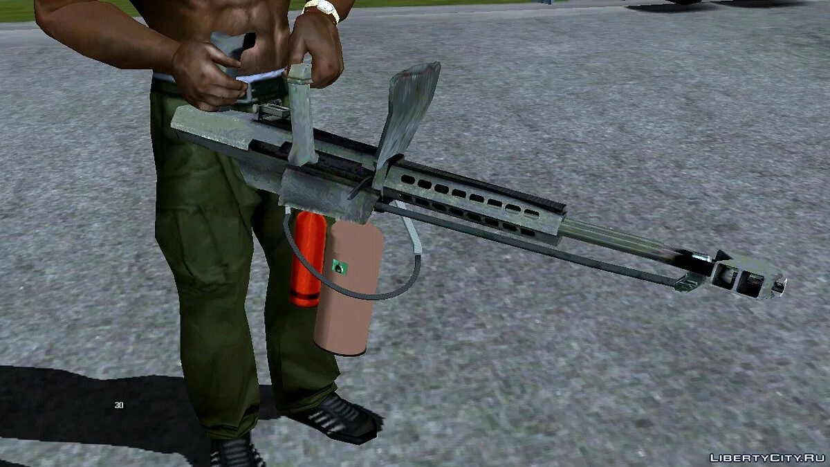 Сборник улучшенного оружия Insanity + улучшенные иконки / GTA San Andreas (iOS, Android)