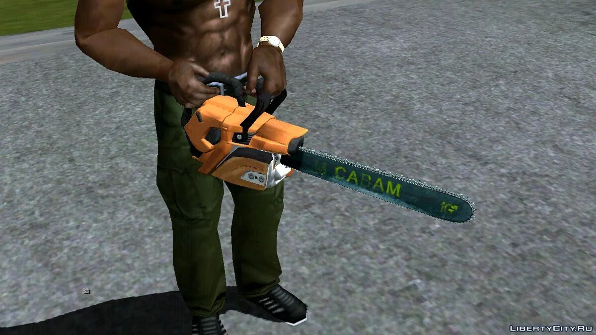 Сборник улучшенного оружия Insanity + улучшенные иконки / GTA San Andreas (iOS, Android)