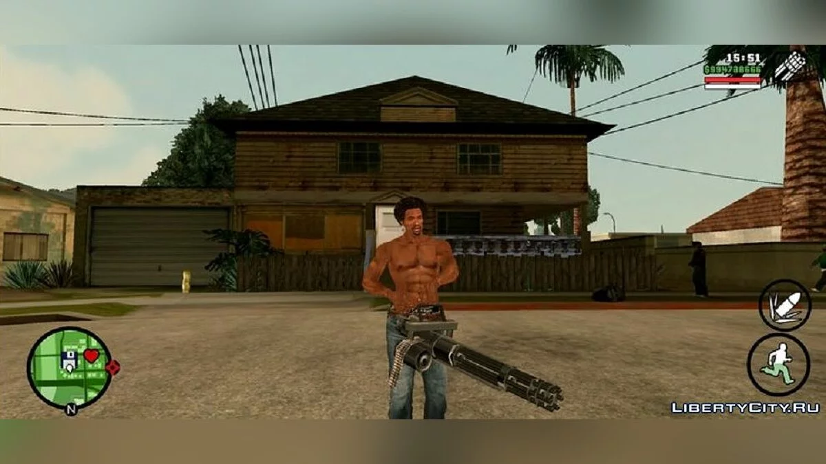 Улучшение и исправление стандартного оружия / GTA San Andreas (iOS, Android)