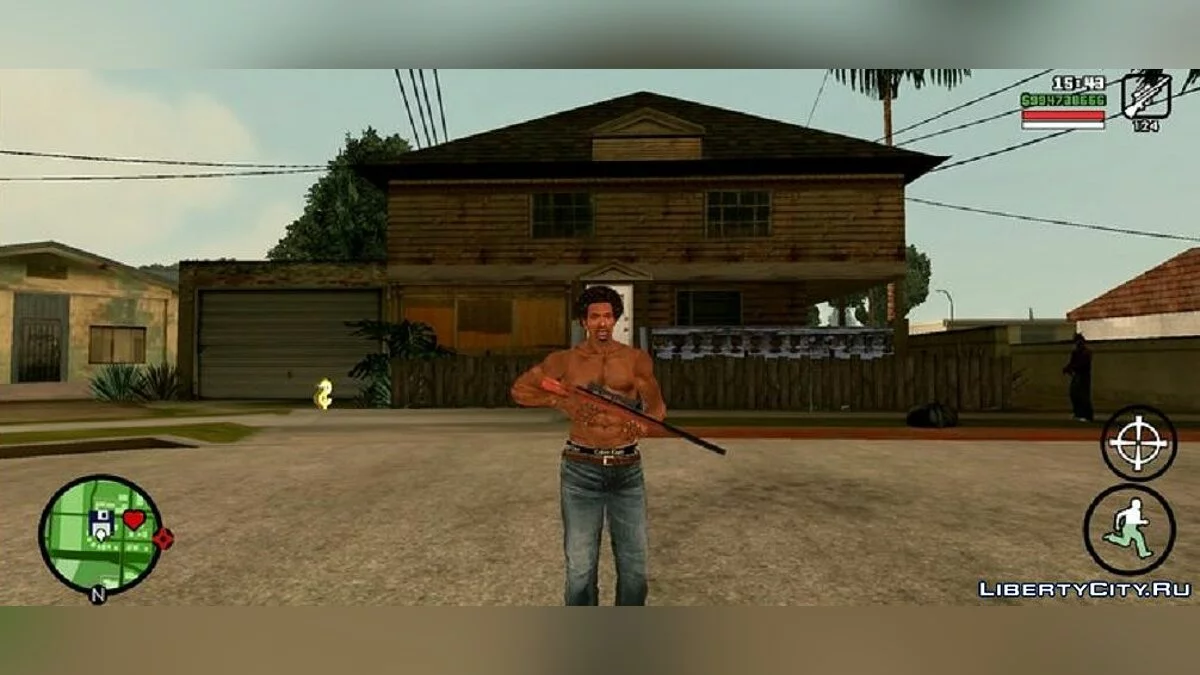 Улучшение и исправление стандартного оружия / GTA San Andreas (iOS, Android)