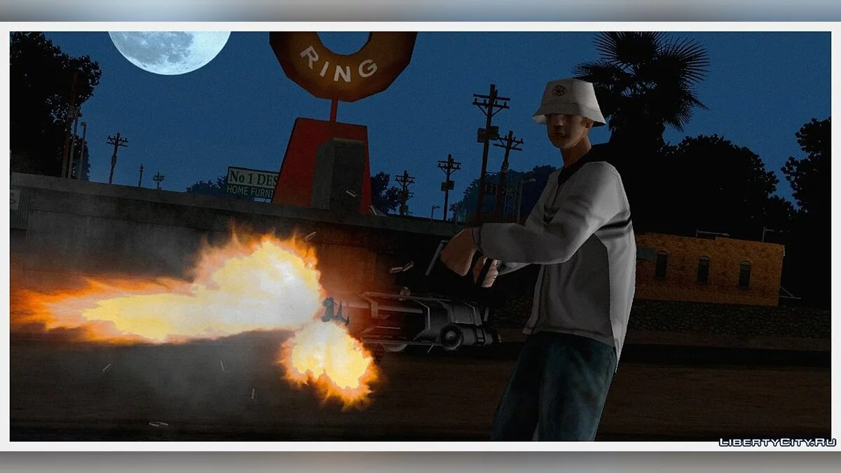 Улучшенное оригинальное оружие / GTA San Andreas (iOS, Android)