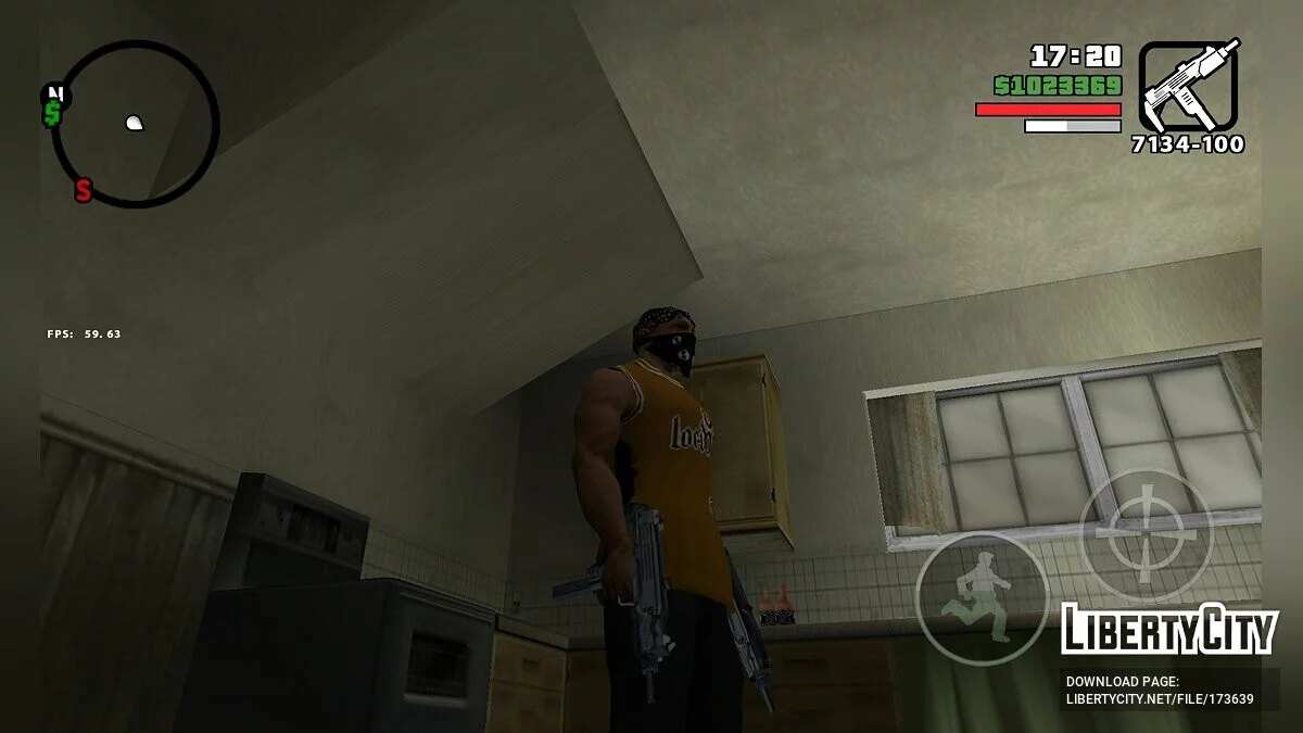 Оружие из бета-версии / GTA San Andreas (iOS, Android)