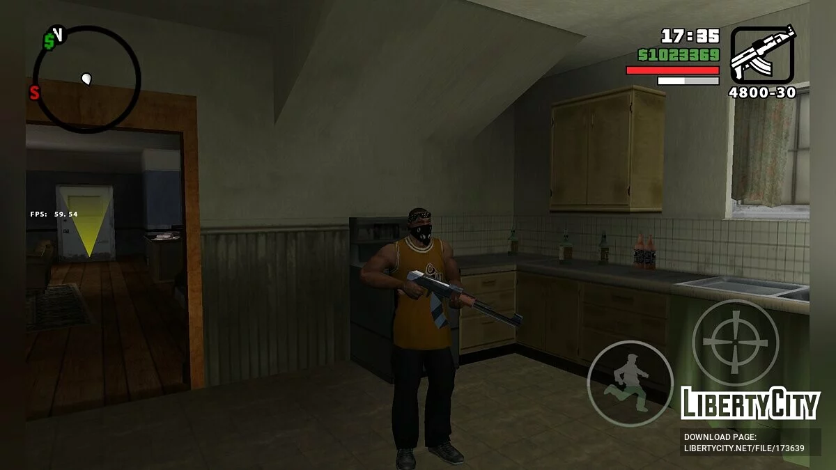 Оружие из бета-версии / GTA San Andreas (iOS, Android)