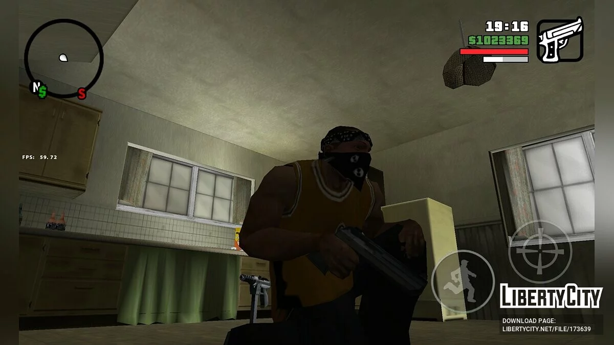 Оружие из бета-версии / GTA San Andreas (iOS, Android)