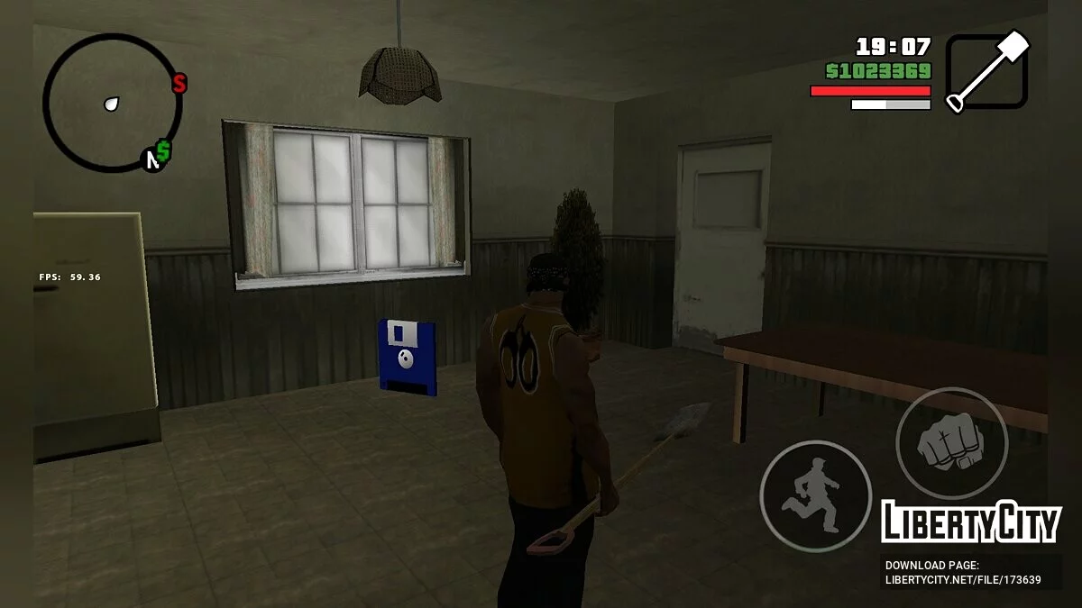 Оружие из бета-версии / GTA San Andreas (iOS, Android)