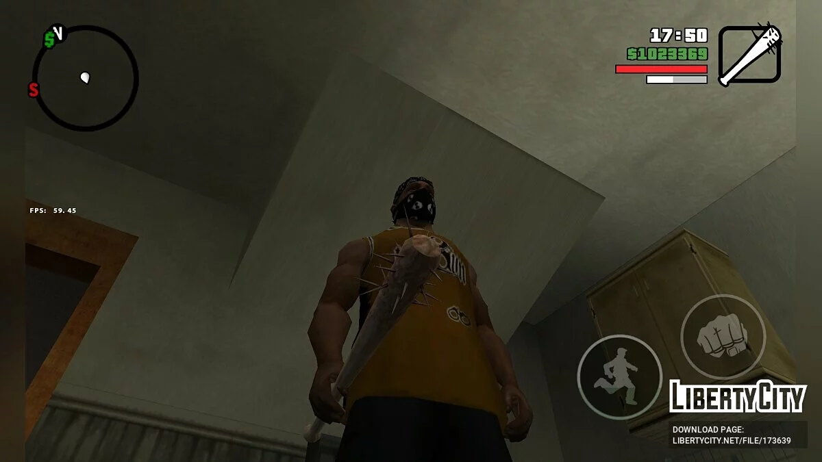 Оружие из бета-версии / GTA San Andreas (iOS, Android)