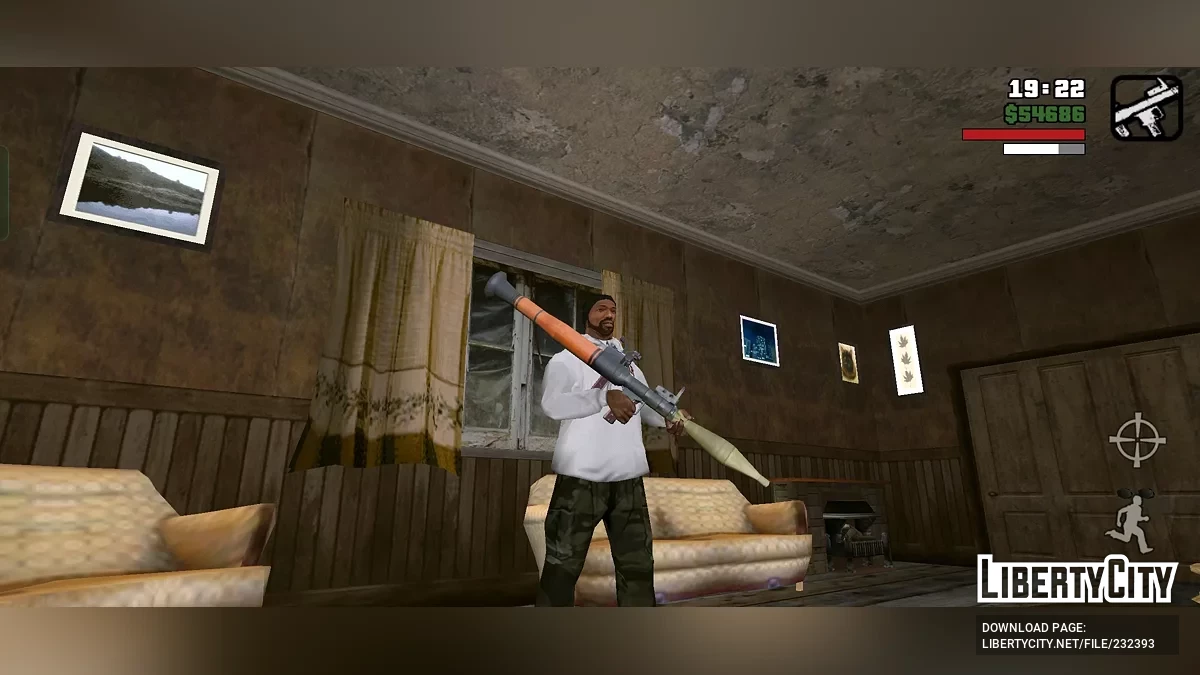 Арсенал Jarra Mono (Мобильная версия) / GTA San Andreas (iOS, Android)