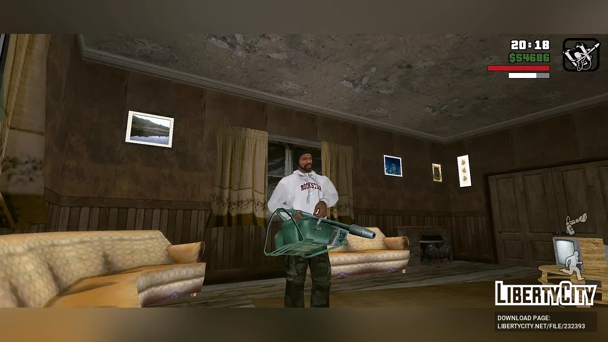 Арсенал Jarra Mono (Мобильная версия) / GTA San Andreas (iOS, Android)