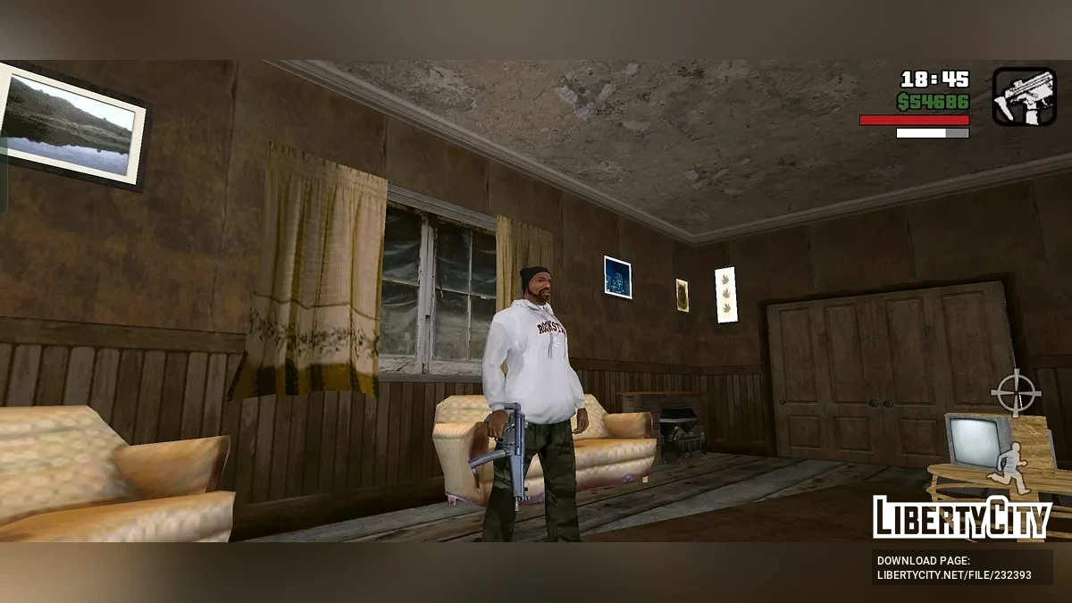 Арсенал Jarra Mono (Мобильная версия) / GTA San Andreas (iOS, Android)