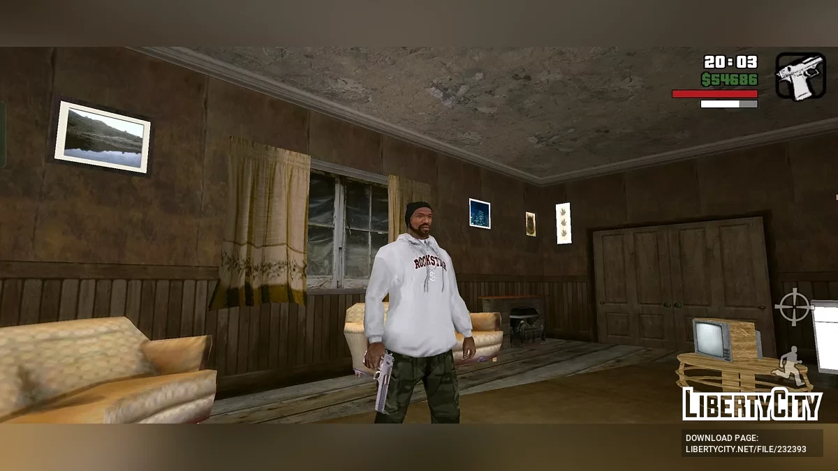 Арсенал Jarra Mono (Мобильная версия) / GTA San Andreas (iOS, Android)