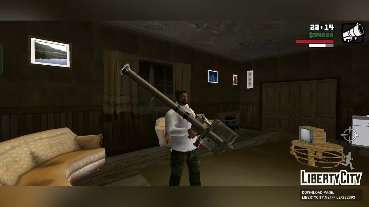 Арсенал Jarra Mono (Мобильная версия) / GTA San Andreas (iOS, Android)