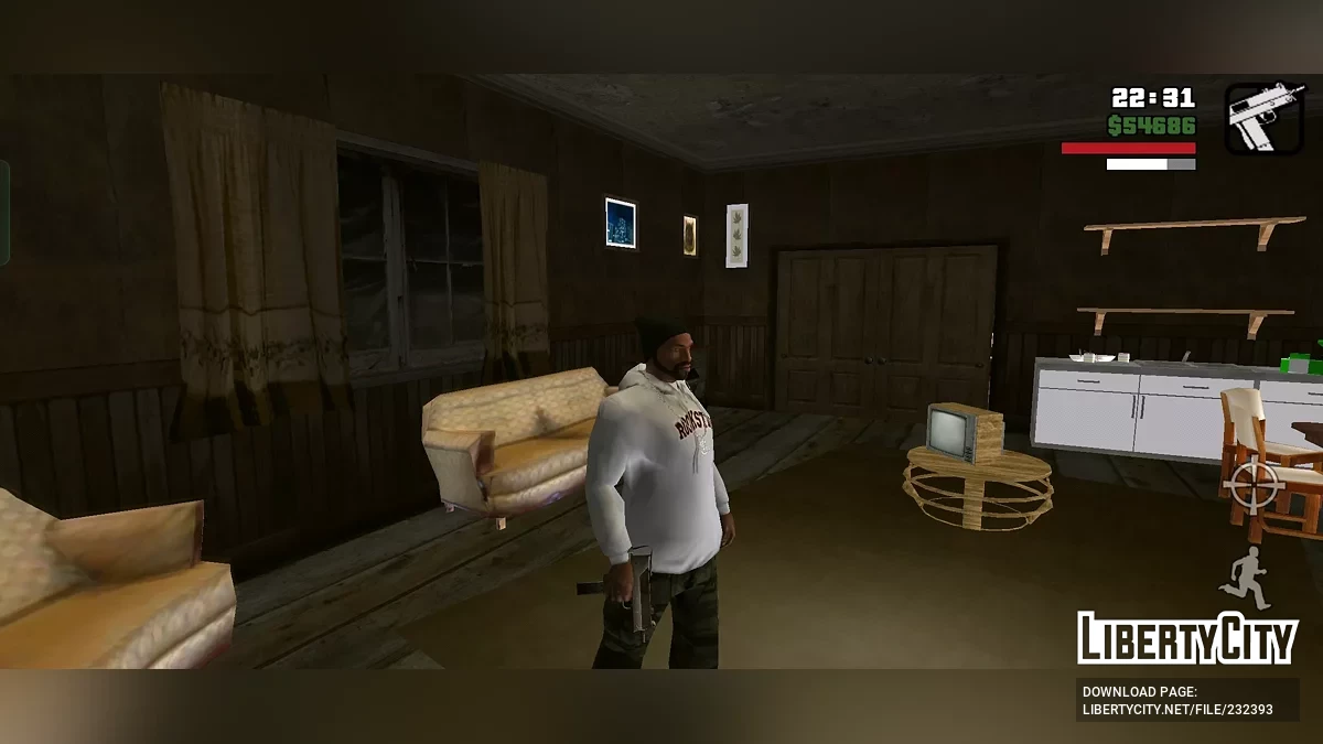 Арсенал Jarra Mono (Мобильная версия) / GTA San Andreas (iOS, Android)