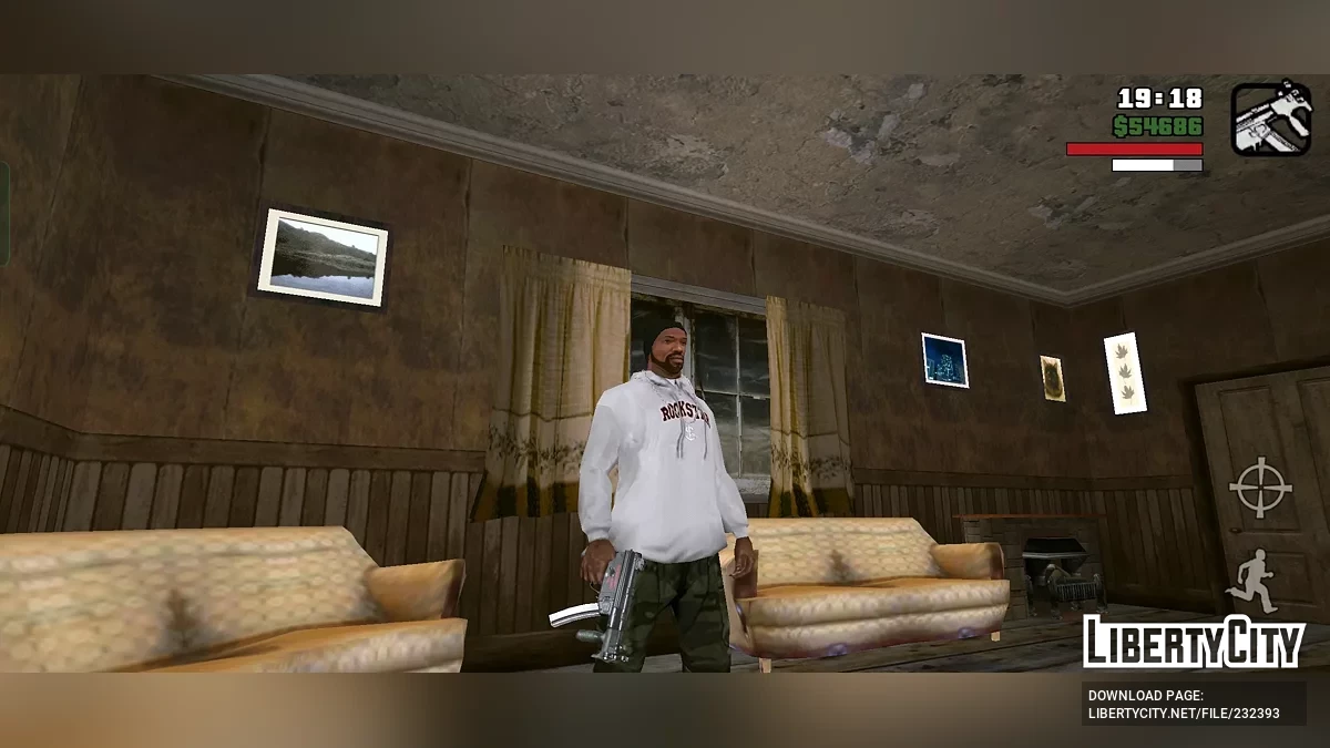 Арсенал Jarra Mono (Мобильная версия) / GTA San Andreas (iOS, Android)