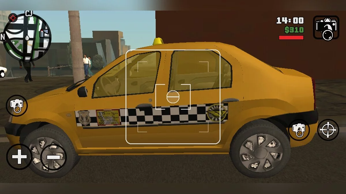 Dacia Logan Такси / GTA San Andreas (iOS, Android)