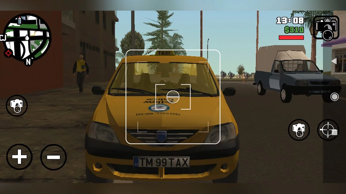 Dacia Logan Такси / GTA San Andreas (iOS, Android)