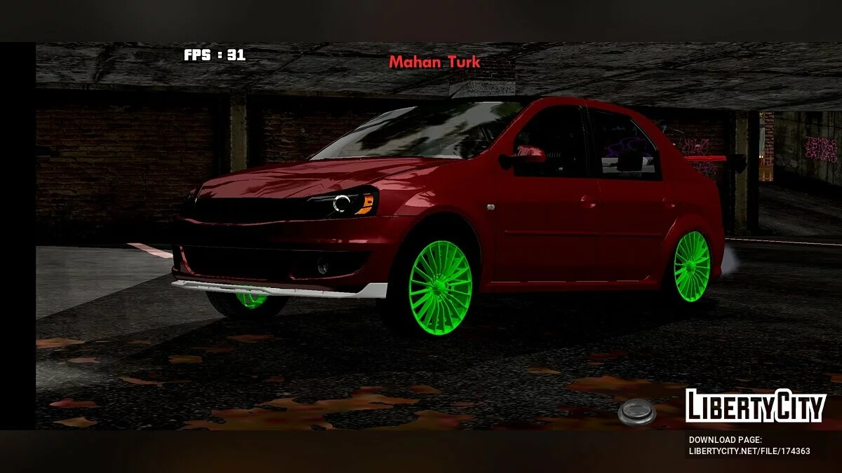 Dachia Logan Drift / GTA San Andreas (iOS, Android)