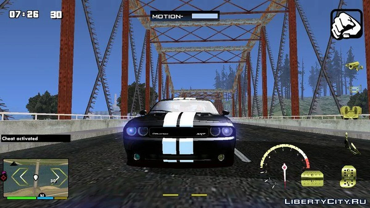 Dodge Challenger SRT8 / GTA San Andreas (iOS, Android)