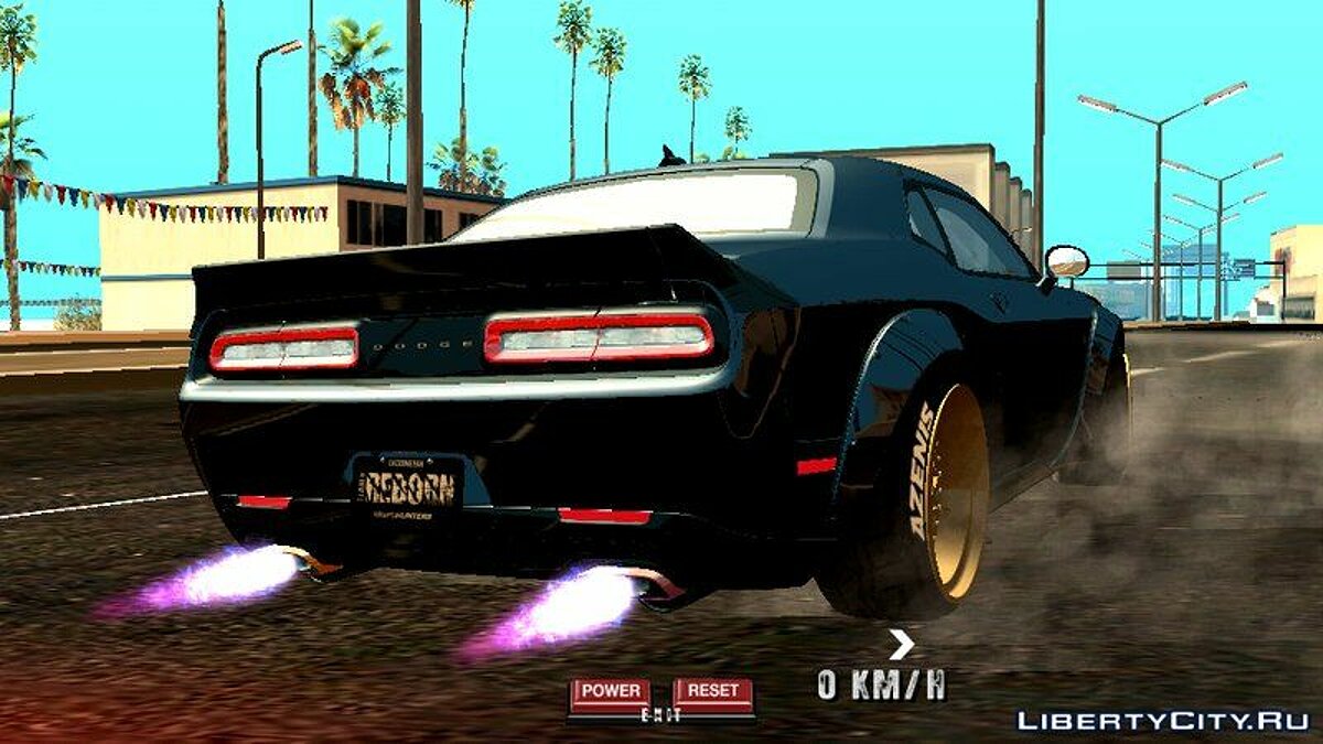 Dodge Challeger Liberty Walk для GTA San Andreas (iOS, Android) - Картинка #5