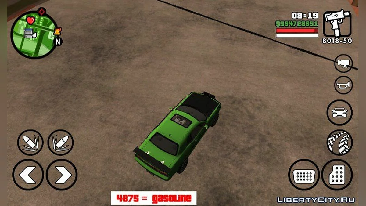 Dodge Challenger (только DFF) / GTA San Andreas (iOS, Android)