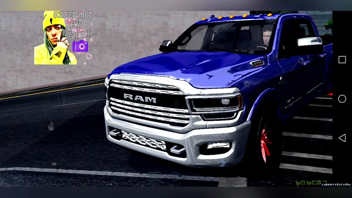 Dodge Ram 3500 HD Dually 2020 (только DFF) / GTA San Andreas (iOS, Android)
