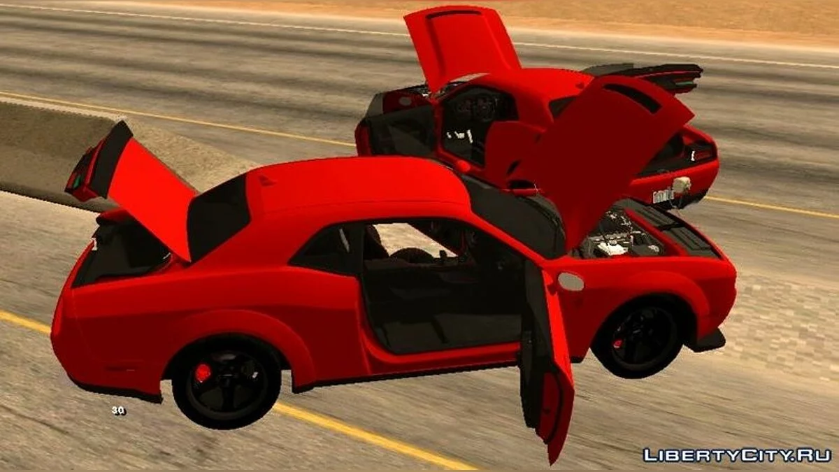 Dodge Challenger SRT Demon 2018 / GTA San Andreas (iOS, Android)
