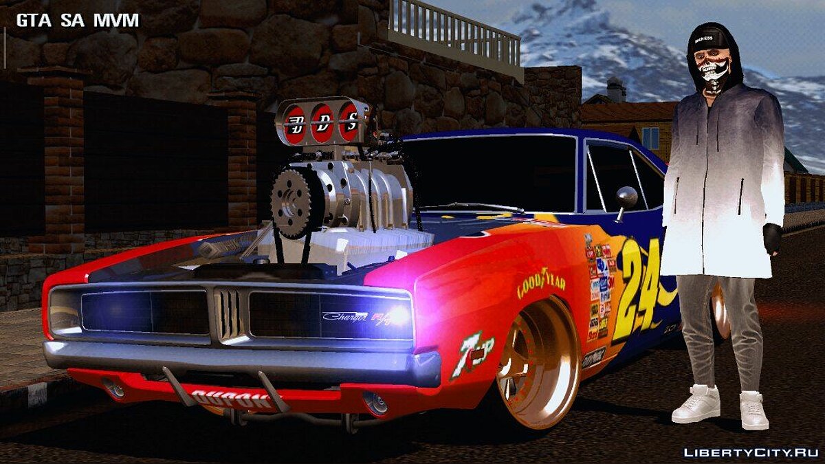 Скачать 1969 Dodge Charger SRT для GTA San Andreas (iOS, Android)