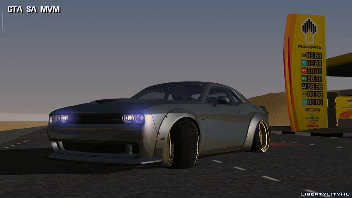 Dodge Challenger SRT Hellcat 2015 Liberty Walk / GTA San Andreas (iOS, Android)