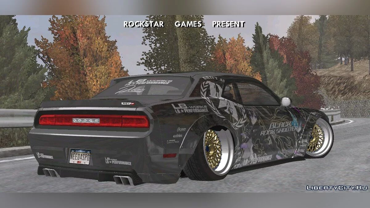 Dodge Challenger SRT8 2012 Liberty Walk Livery / GTA San Andreas (iOS, Android)