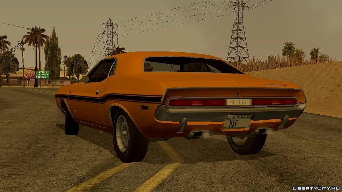 1970 Dodge Challenger R/T 426 Hemi (JS23) / GTA San Andreas (iOS, Android)