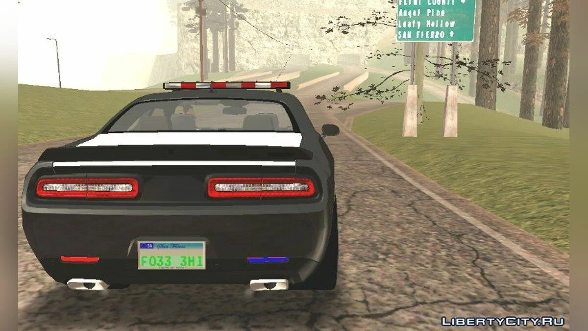Dodge Chellenger SRT HellCat Police (только DFF) / GTA San Andreas (iOS, Android)