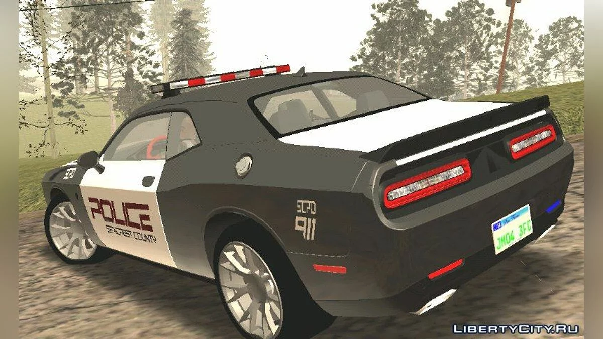 Dodge Chellenger SRT HellCat Police (только DFF) / GTA San Andreas (iOS, Android)