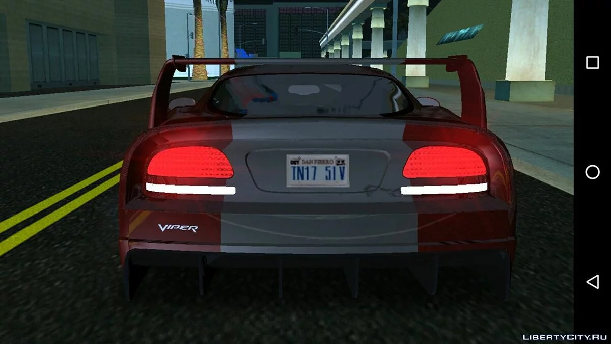 Dodge Viper GTS R Concept v4.0 (только DFF) / GTA San Andreas (iOS, Android)