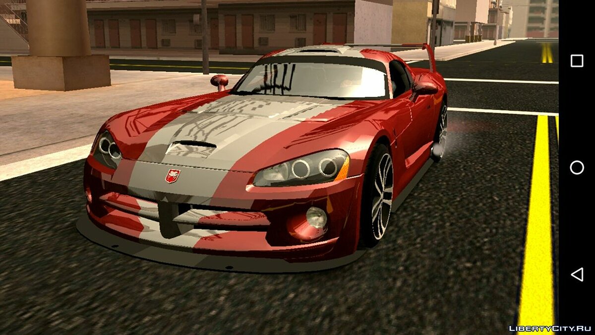 Скачать Dodge Viper GTS R Concept v4.0 (только DFF) для GTA San Andreas  (iOS, Android)