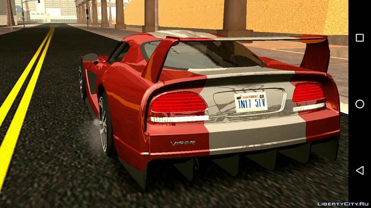 Скачать Dodge Viper GTS R Concept v4.0 (только DFF) для GTA San Andreas  (iOS, Android)