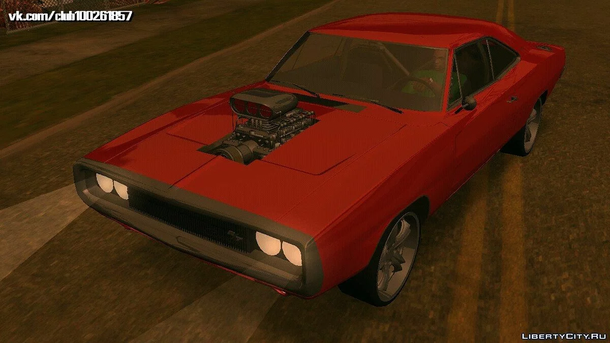 Dodge Charger RT 1970 v0.2 (только DFF) / GTA San Andreas (iOS, Android)