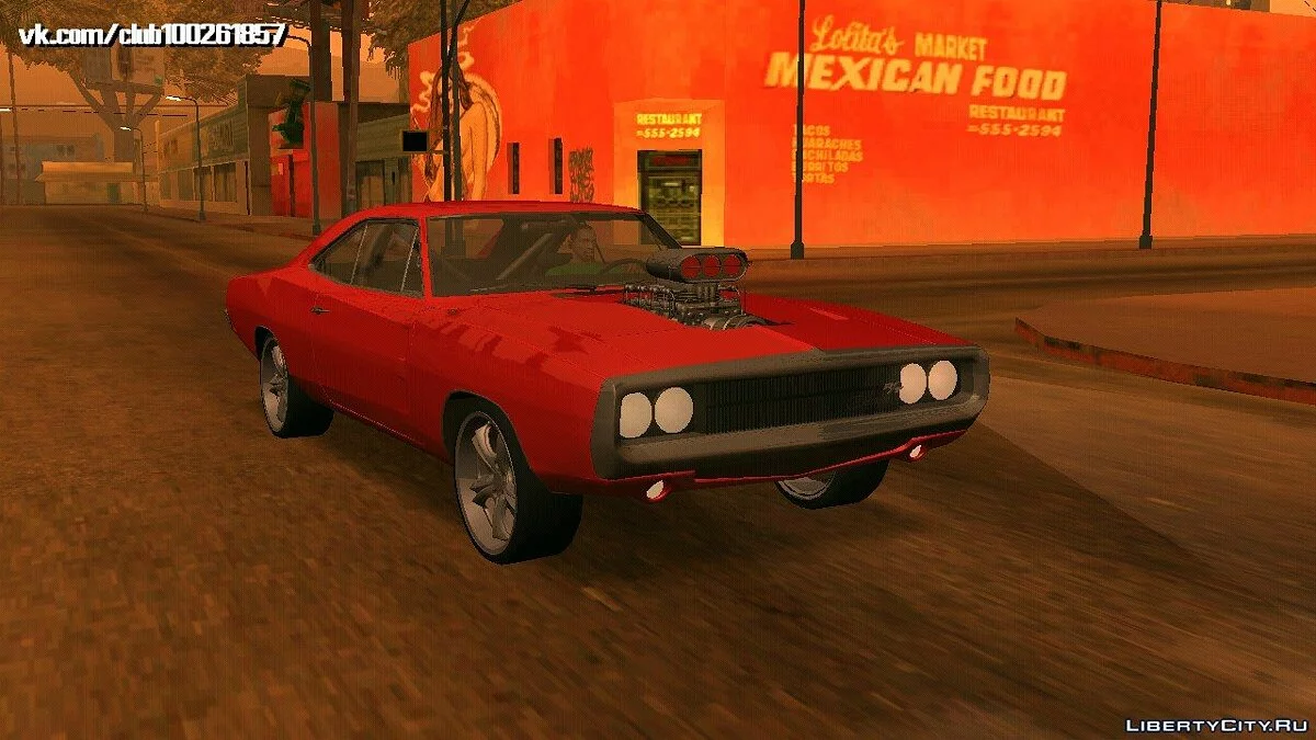 Dodge Charger RT 1970 v0.2 (только DFF) / GTA San Andreas (iOS, Android)