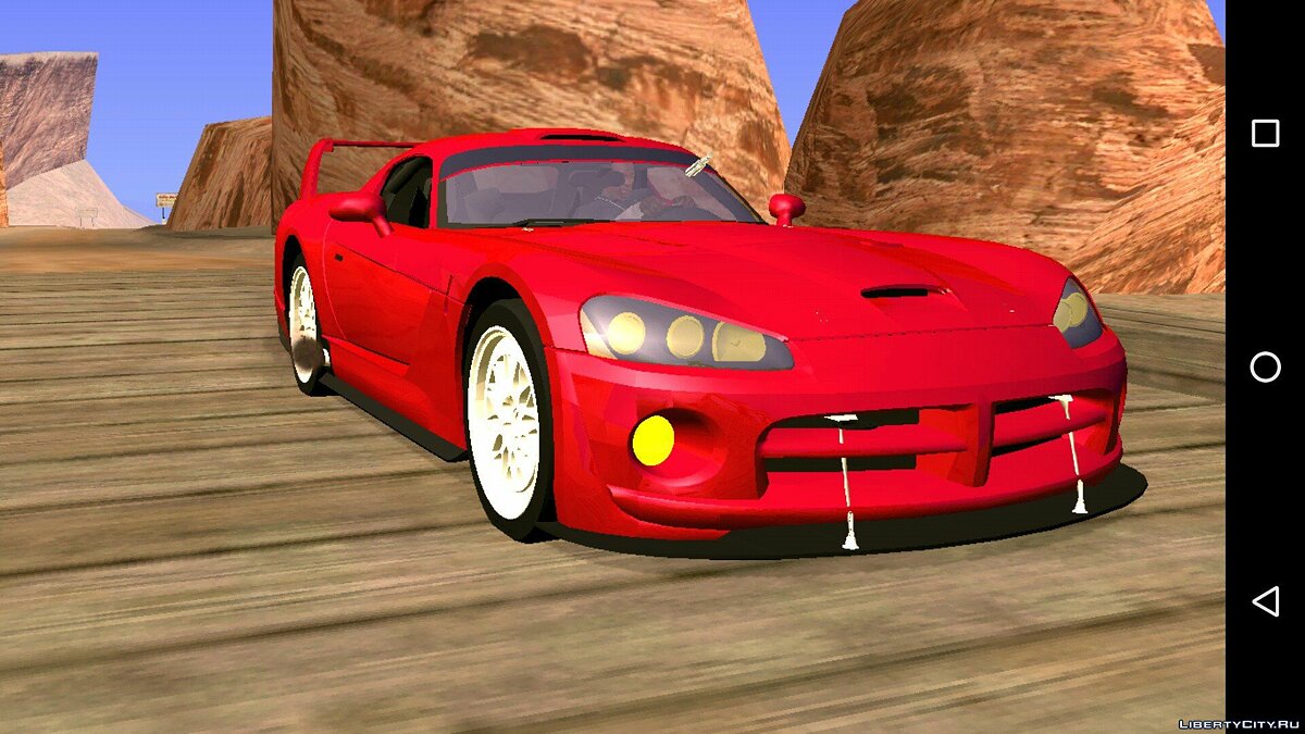 Скачать Dodge Viper GTS R Concept (только DFF) для GTA San Andreas (iOS,  Android)