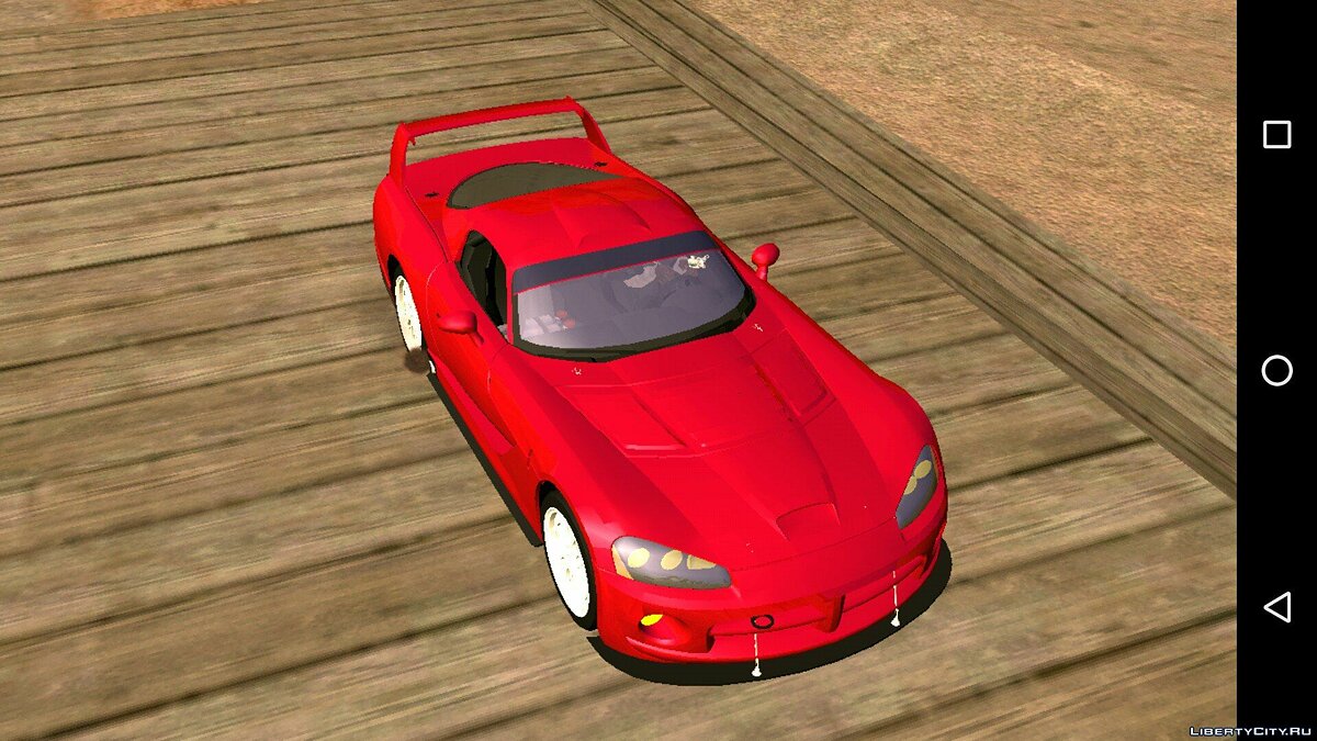 Скачать Dodge Viper GTS R Concept (только DFF) для GTA San Andreas (iOS,  Android)